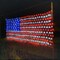LED American Flag Lights,6.5ft*3.2ft Waterproof Led Flag Net Light Outdoor for 4th of July Decorations,Independence Day,Memorial Day, Festival, Garden,Outdoor Christmas Decoration